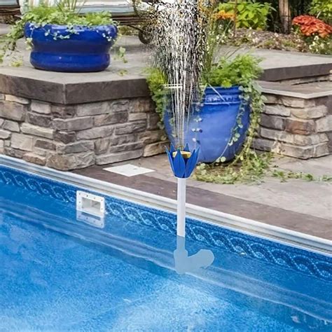 Fonte de piscina acima do solo e subterrânea, fonte de cascata de jato ...