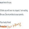Write a letter to your friend Raafiya inviting her to spend the summer ...