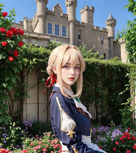 薇尔莉特·伊芙加登 (紫罗兰永恒花园) || Violet Evergarden - v1.0 | Stable Diffusion LoRA ...