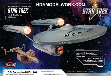 Star Trek: TOS USS Enterprise NCC-1701 1:1000 Scale Kit