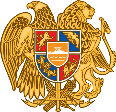 Armenia Coat of Arms | Coat of arms, Armenia, Armenian flag