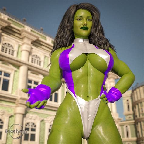 She-Hulk New Sexy Outfit (MerlynnStudios) [Marvel] : r/superheroporn