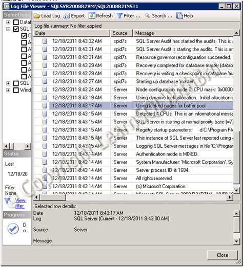 Image result for SQL Logs for Account Lock