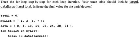 Image result for How to Trace a Nested for Loop