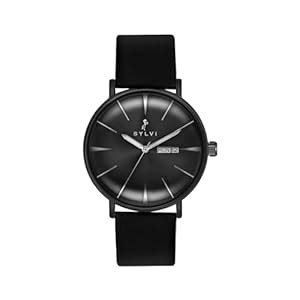 Buy Sylvi Elegadoom Wrist Watch for Men | Leather Strap Analog Watch ...