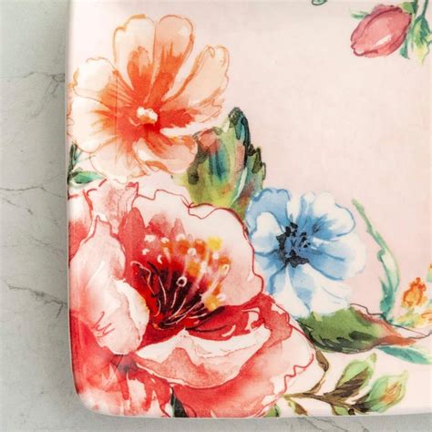 Buy Moksha Multicolour Printed Stoneware Appetizer Plate - 15.2 cm from ...