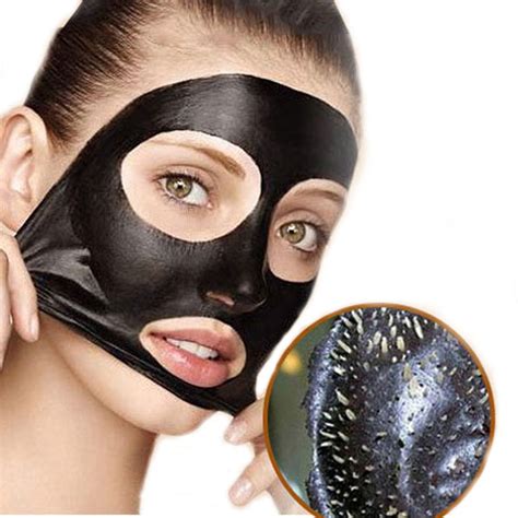 Blackhead Remover Carbon Black Mask Bamboo Charcoal Mask Nose Film Peel ...