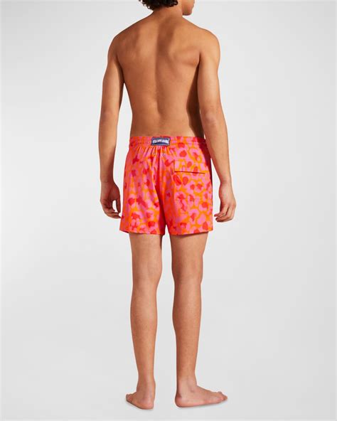 Vilebrequin Men's New Leopard Swim Shorts | Neiman Marcus