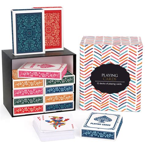 Amazon.com: Timenued Playing Cards 12 Pack,Decks of Cards,Poker Cards ...