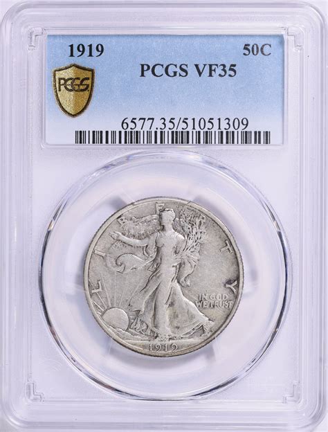 1919 Walking Liberty Half Dollar PCGS VF-35 (Item 1858019 ...