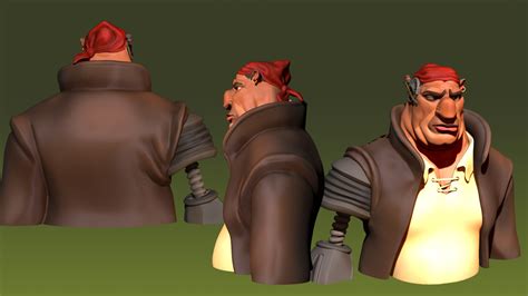 🪐 John Silver - Treasure Planet・ STL File for ・Cults