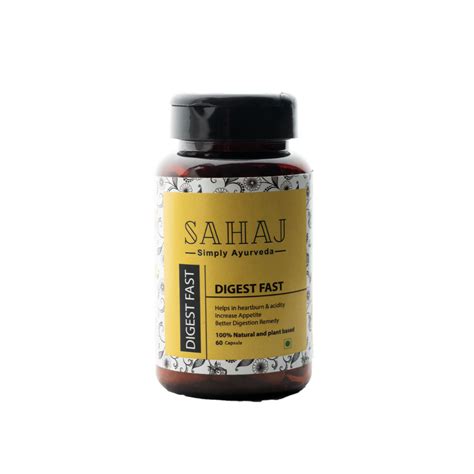 Sahaj Digest Fast Capsules – Sahaj Herbals