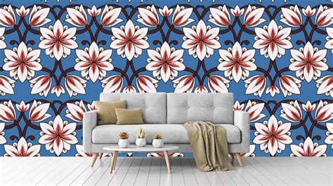 Classic Floral Seamless Pattern Wallpaper – Myindianthings