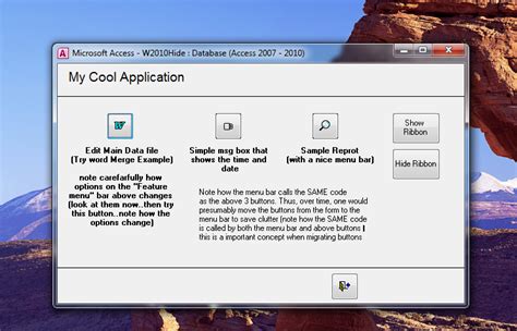 Image result for MS Access GUI Script