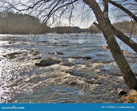 Yadkin River Near Winston-Salem, North Carolina Stock Photo - Image of ...