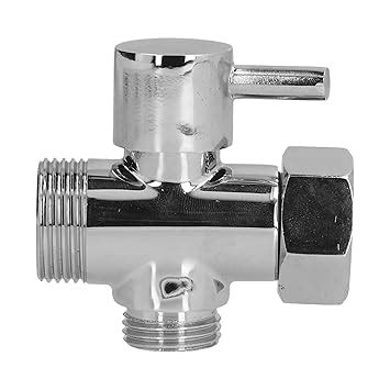 Washing Machine Diverter Valve, 180° Opening Handle Shower Arm Diverter ...