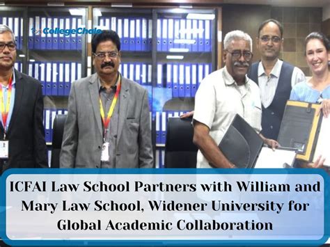 ICFAI Law School Partners with William and Mary Law School, Widener ...