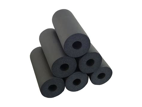 Rubber Foam Air Conditioner Parts Insulation Pipe for HVAC - Thermal Insulation Pipe and Black ...