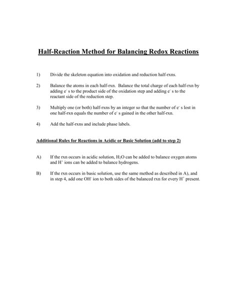 Solving Redox Equation Using Half-Life Method 的图像结果