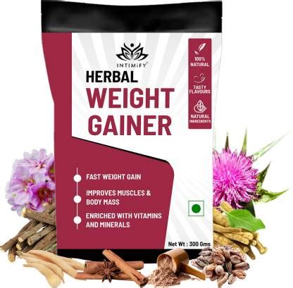 INTIMIFY Herbal Body weight gain powder (300 g KESAR PISTA BADAM ...