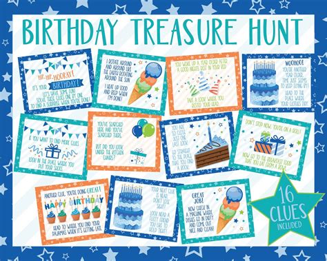 Free Birthday Scavenger Hunt