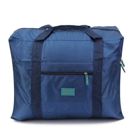 Cairo Blue Travel Folding Carry On Luggage Bag : Amazon.in: Fashion