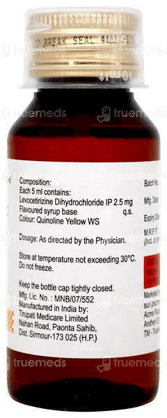 Teczine 2.5 MG Syrup 60 ML | Order Teczine 2.5 MG Syrup 60 ML Online at ...