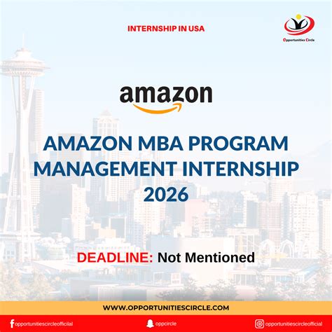 Amazon MBA Program Management Internship 2026 - Opportunities Circle