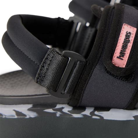 Havaianas Unisex Kids Hav. Street Shanghai Black Flip Flops | Sports Direct