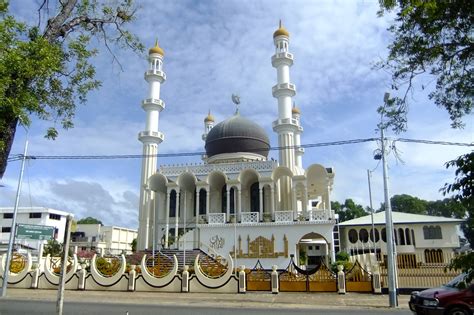A Muslim Mosque Beside a Jewish Synagogue in Paramaribo, Suriname