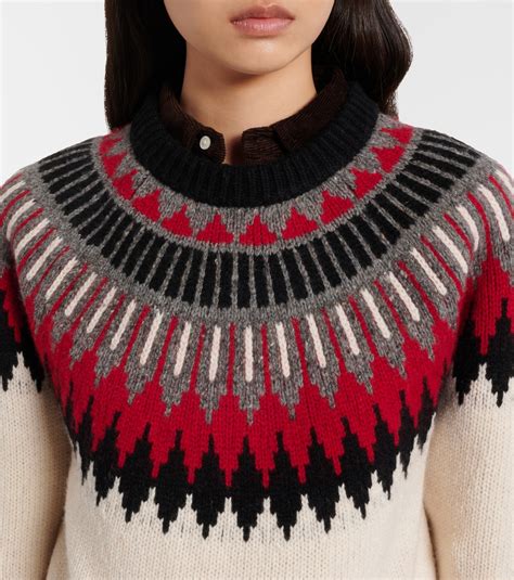 Fair Isle wool and cashmere sweater in white - Polo Ralph Lauren ...