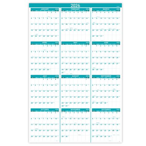Snapklik.com : 2026 Calendar - Yearly Wall Calendar 2026, Jan.2026 ...