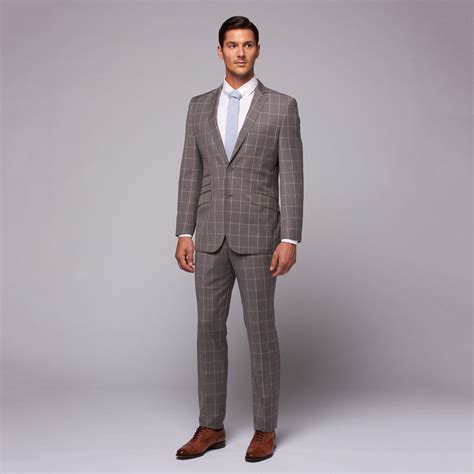 Classic Window Pane Suit // Grey (US: 42L) - Last Grab: Shirting, Shoes ...