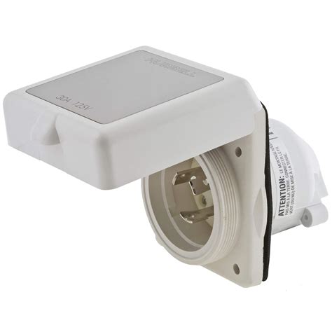 Hubbell Wiring Systems HBL504NM Twist-Lock Non-Metallic Shore Power ...