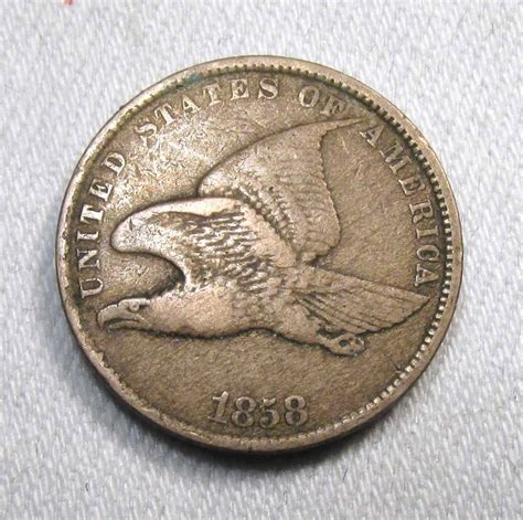 1858 Small Letters Flying Eagle Cent VF Coin AS488 - Decatur Coin and ...