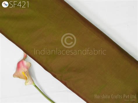 60gsm Iridescent Indian Silk Fabric by the yard Pure Mulberry Silk Sca ...