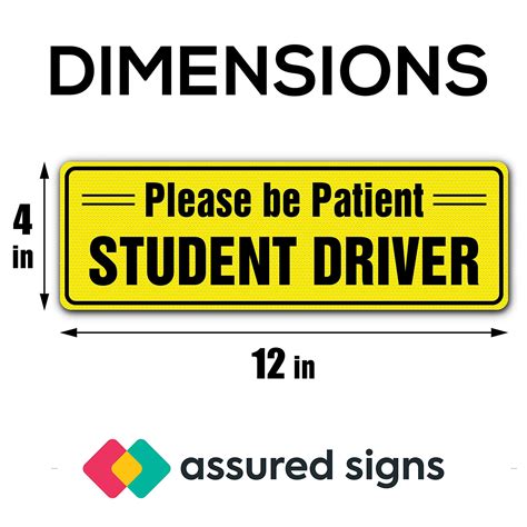 GetUSCart- Student Driver Sticker Sign for Car - Essential New Driver ...