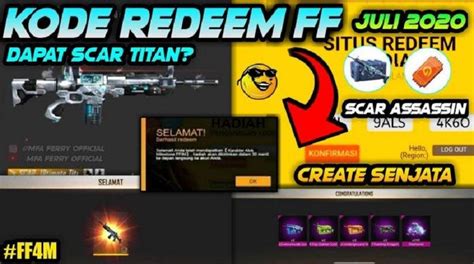 Dapatkan Hadiah Free Fire! Kode Redeem FF Terbaru