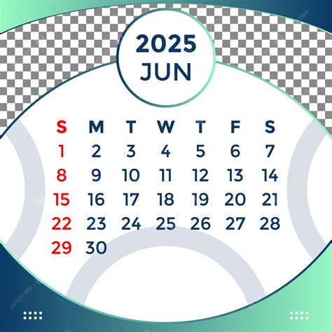 Calendario Junio 2025 ️ Para Imprimir En PDF
