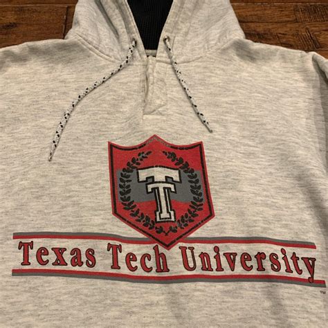 Vintage Baggy Texas Tech Hoodie Perfect Condition -... - Depop