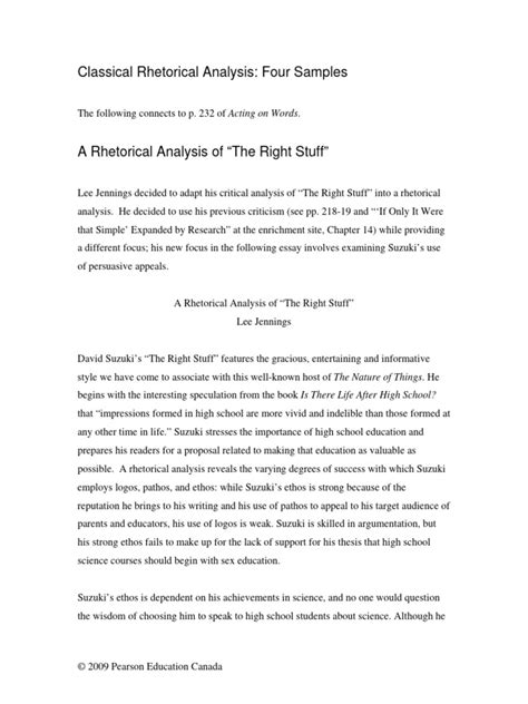 Rhetorical Analysis Example 的图像结果