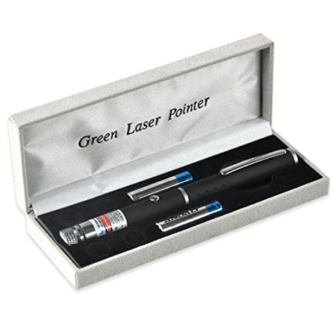Rainsound Green Laser Pointer 5mW 532nm With High Beam , 2 Batteries ...