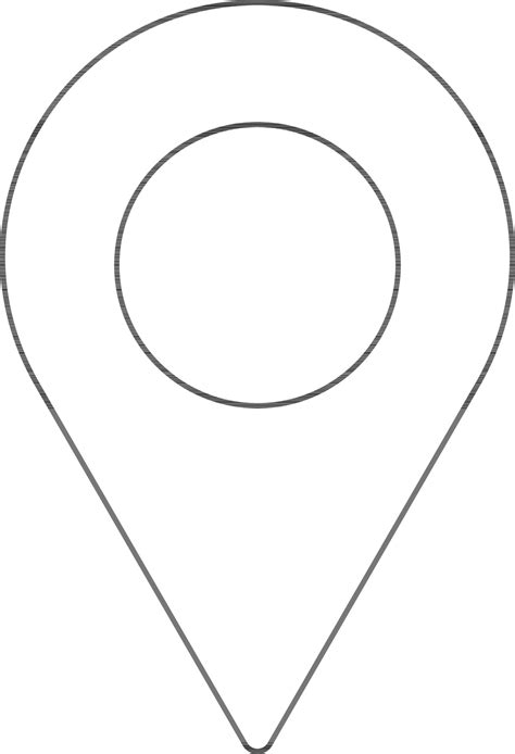 Map Pin Outline PNG 的图像结果