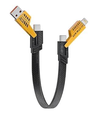 ONCRO® 4 in 1 C to C Fast USB Charging Cable LED small Data Transfer ...