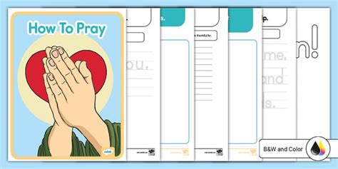 How To Pray Activity Booklet