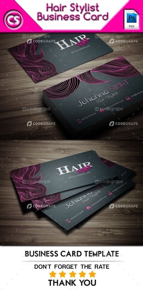 Hair Stylist Business Cards 的图像结果