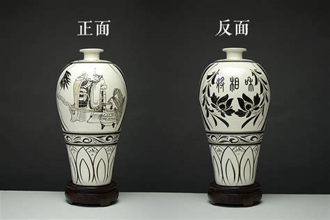 2#梅瓶邯郸典故-邯郸礼品 地方特产 办公用品