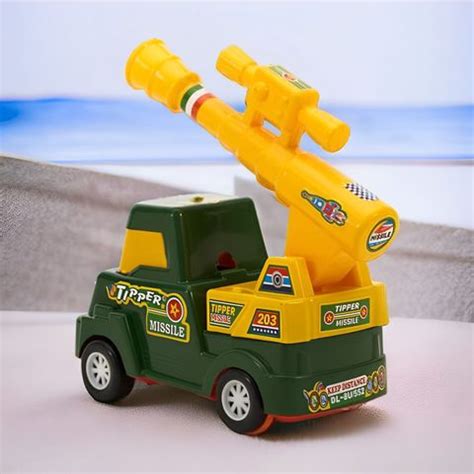 Kiddie Castle Friction Powered Tipper Missile Army Truck - Friction ...