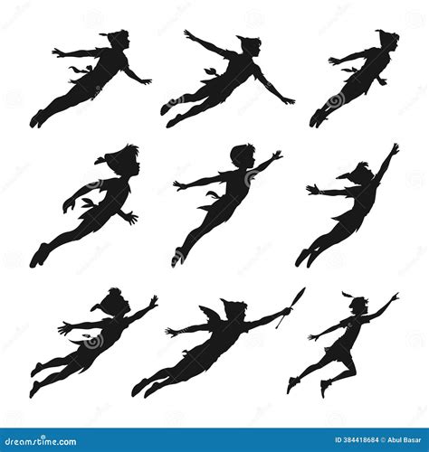 Peter Pan Bundle SVG, Peter Pan Silhouette, Peter Pan Vector, Peter Pan ...