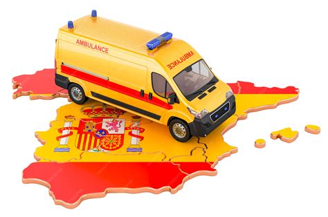 Premium Photo | Emergency medical services in spain ambulance van on ...